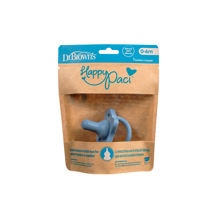 Dr. Brown’s Blue All Silicone 1 Soother 0m+ - Image 2