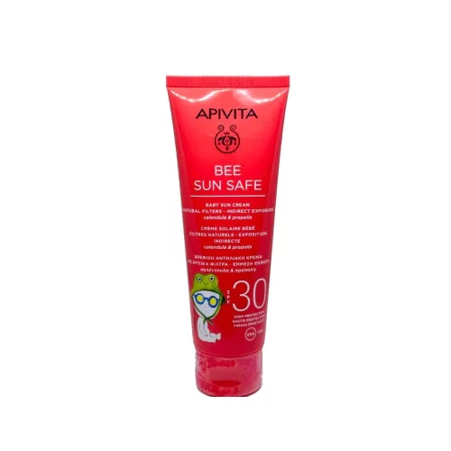 Apivita Bee Sun Face Baby Sun Cream Natural Filters - Indirect Exposure SPF30 100ml
